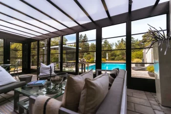 Brighten Your Home with a Stunning 3-Season Vinyl Sunroom Model 200.